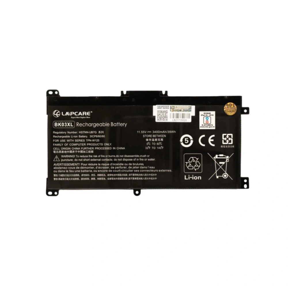 Lapcare Laptop Battery Compatible For HP Pavilion BK03XL view 2